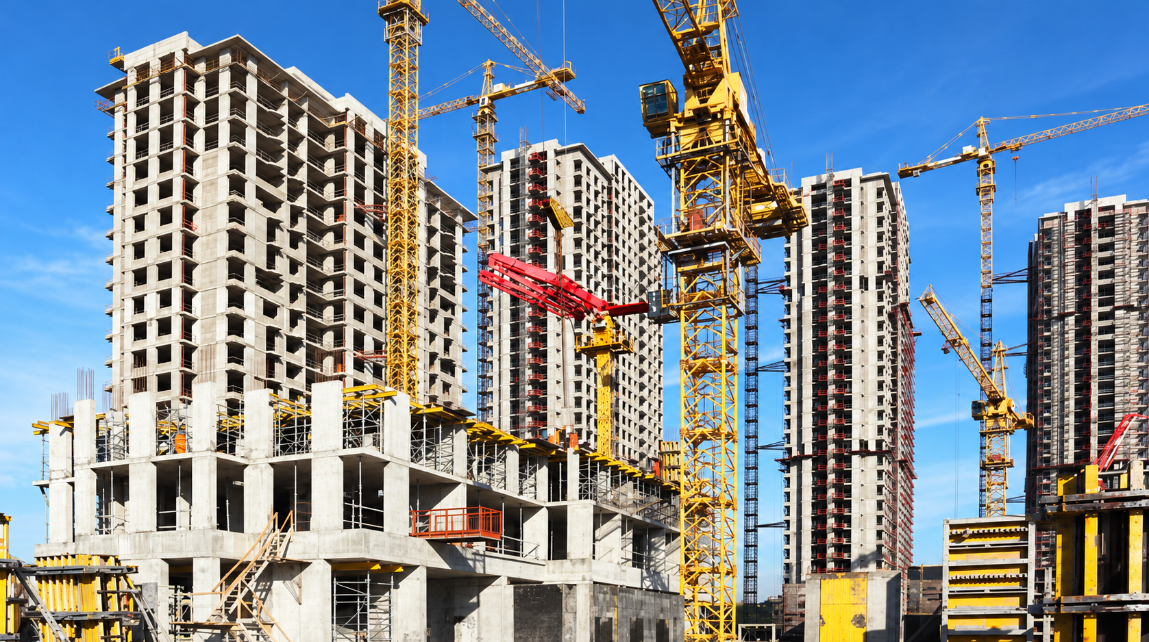 High-Rise Building Construction - company profile illustration