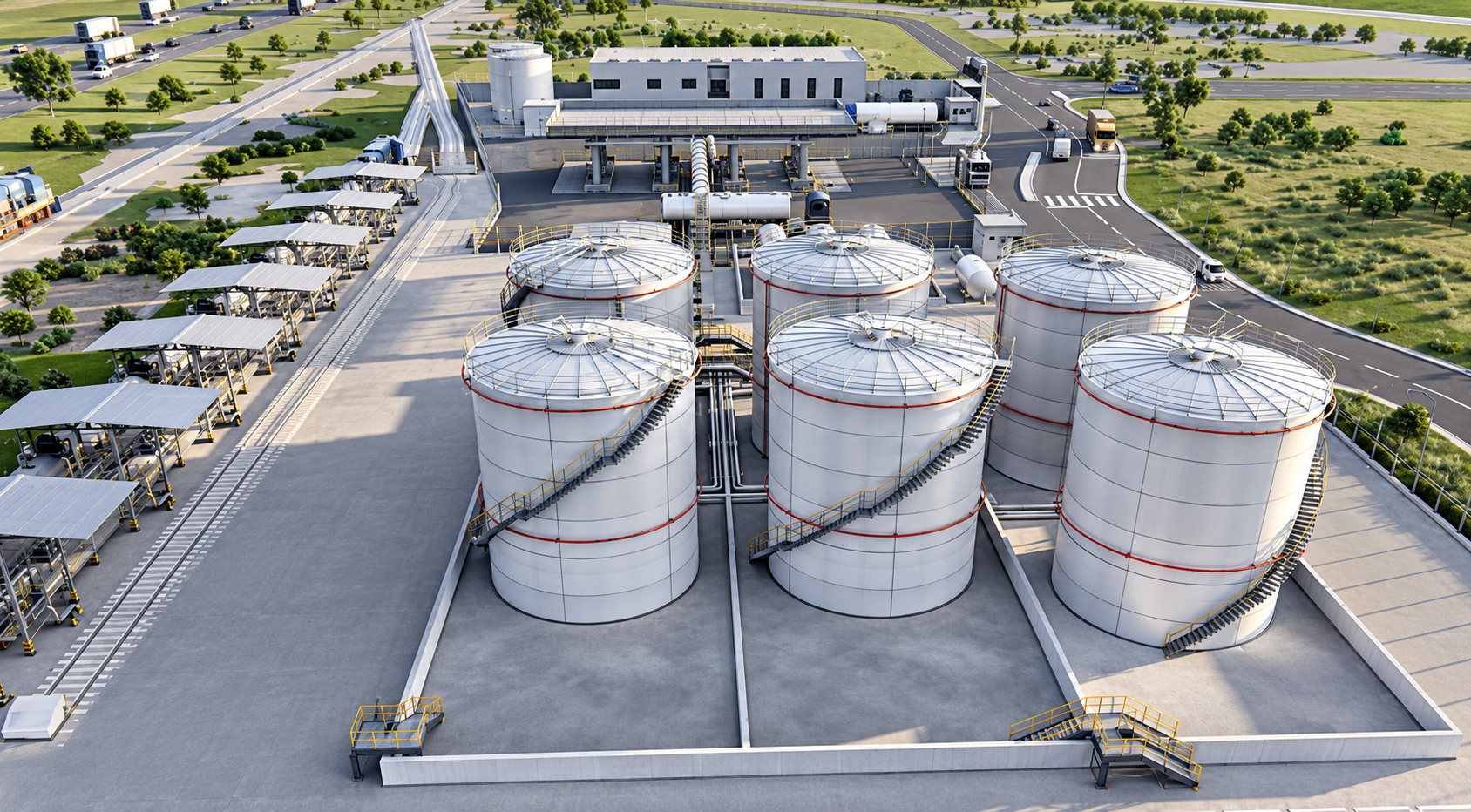 Diesel Depot and Quarry Plant - company profile illustration